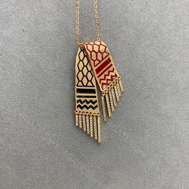 Keffiyeh Pendant