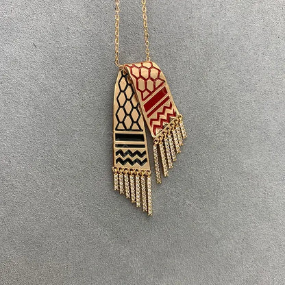 Keffiyeh Pendant