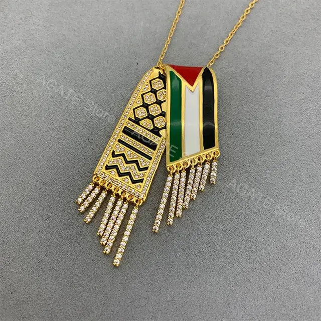 Keffiyeh Pendant