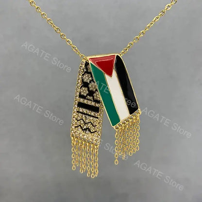 Keffiyeh Pendant