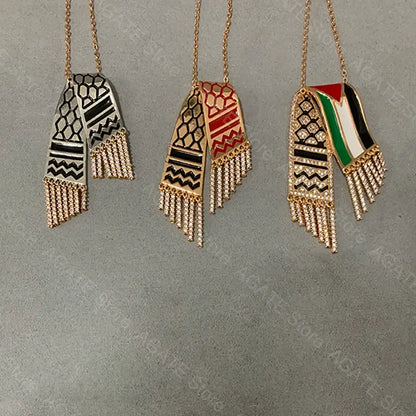 Keffiyeh Pendant