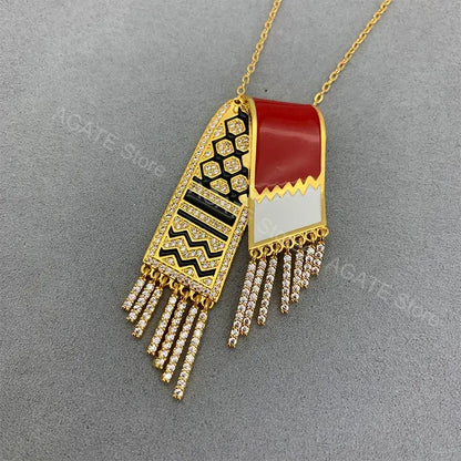 Keffiyeh Pendant