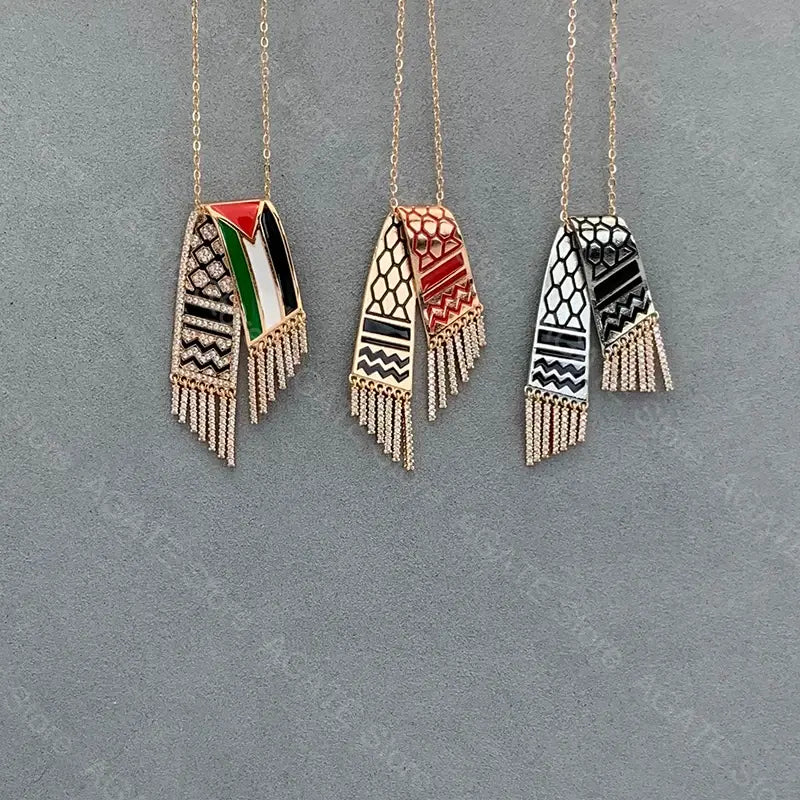 Keffiyeh Pendant