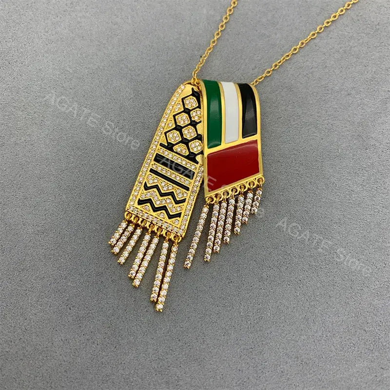 Keffiyeh Pendant