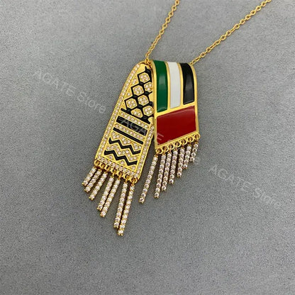 Keffiyeh Pendant