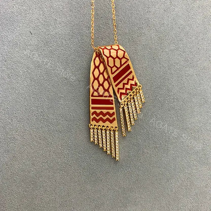 Keffiyeh Pendant